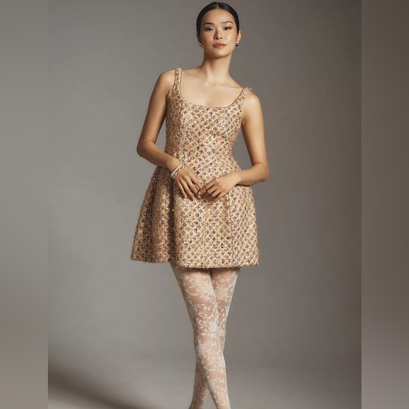 Maeve Dresses & Skirts - Maeve by Anthropologie Tweed Fit & Flare Mini Dress